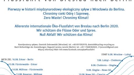 #SpływWrocławBerlin 6-16 sierpnia 2020